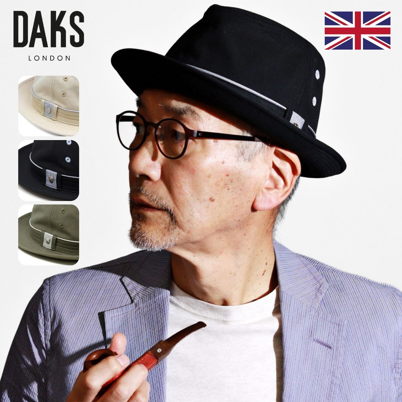 DAKS ダックスハット DAKS バケットハット 帽子 メンズ 春夏 ダックス ハット