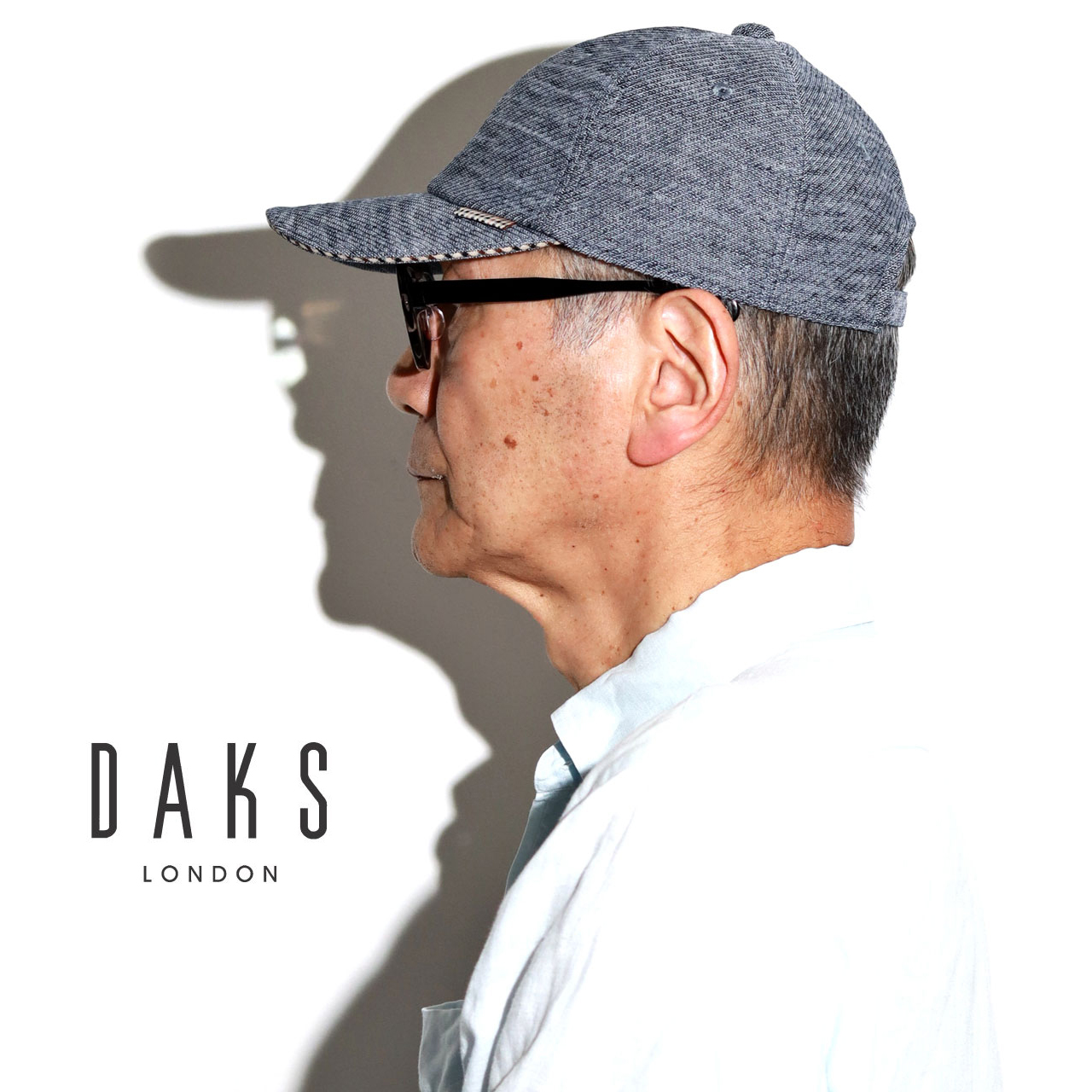 DAKS（ダックス） キャップ メンズ ヘリンボーン お父さん 涼しい