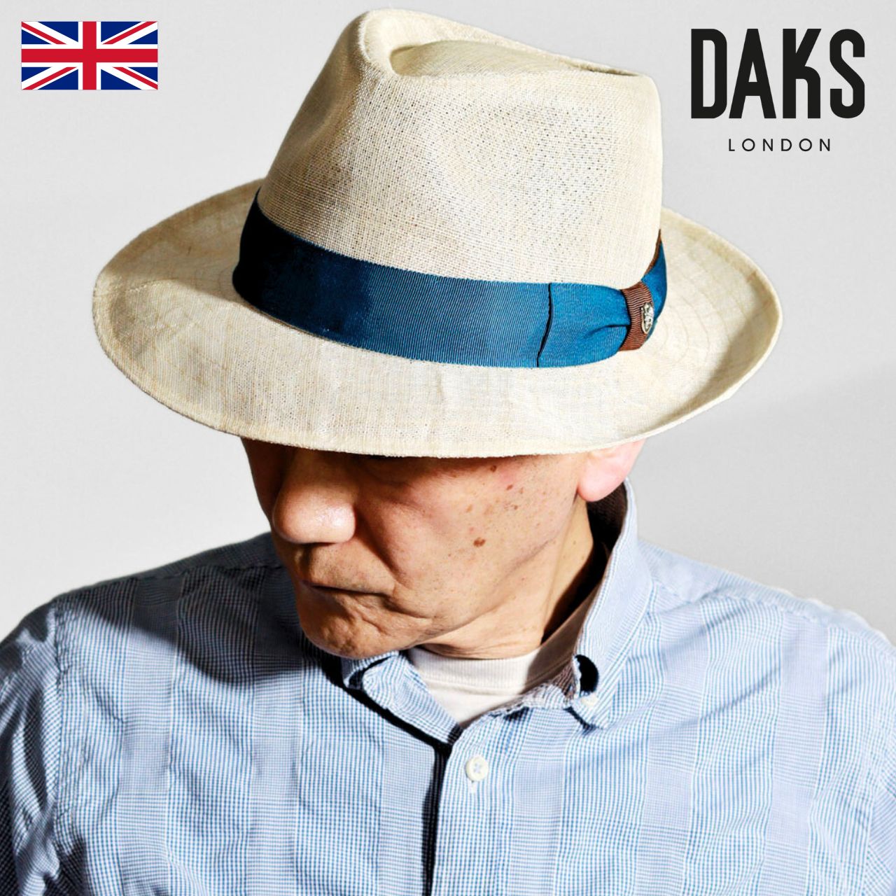 DAKS（ダックス） ハット 麻 メンズ プレゼント リネン 帽子 シナマイ