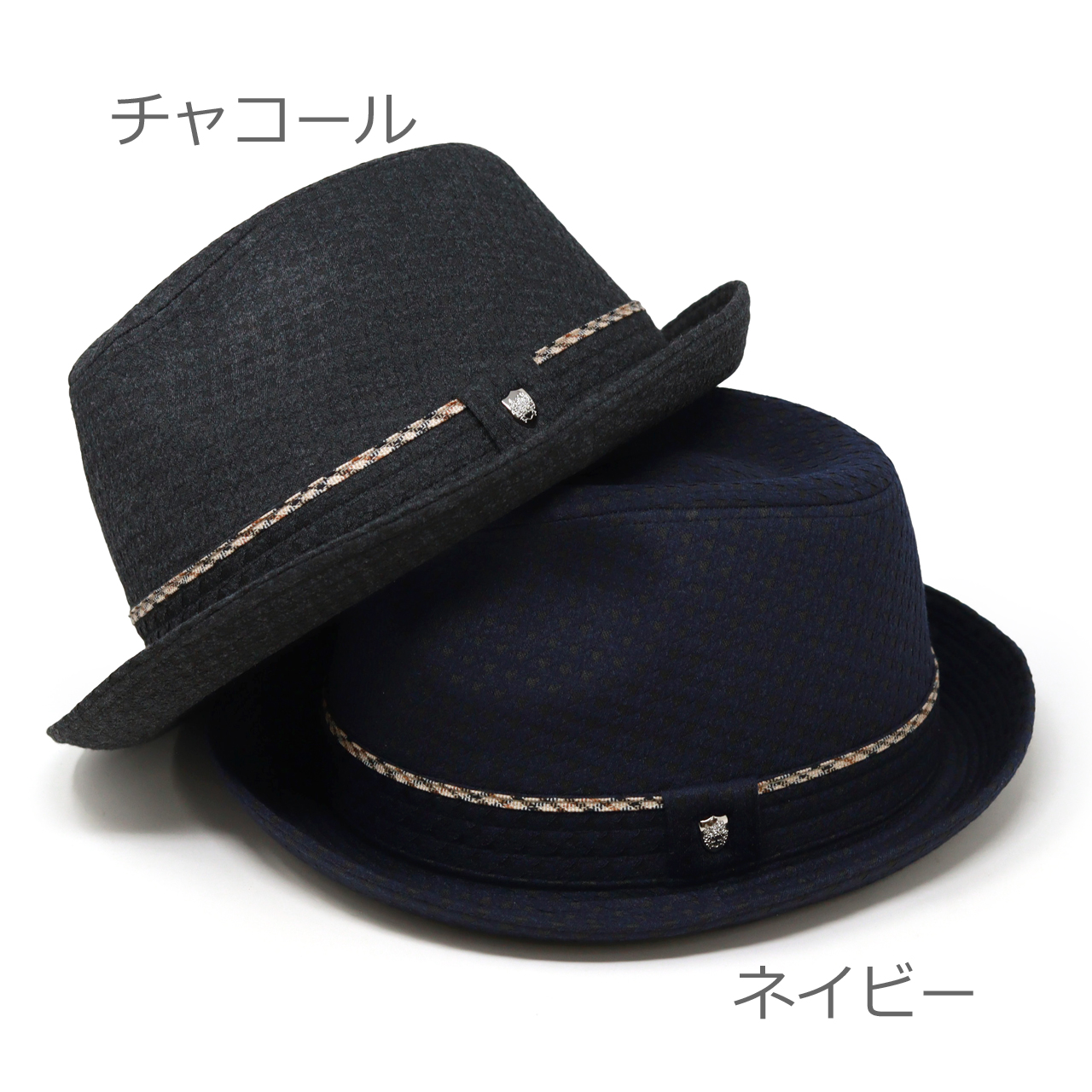 DAKS（ダックス） 中折れハット 秋冬 帽子 メンズ ニューレスコー 千鳥