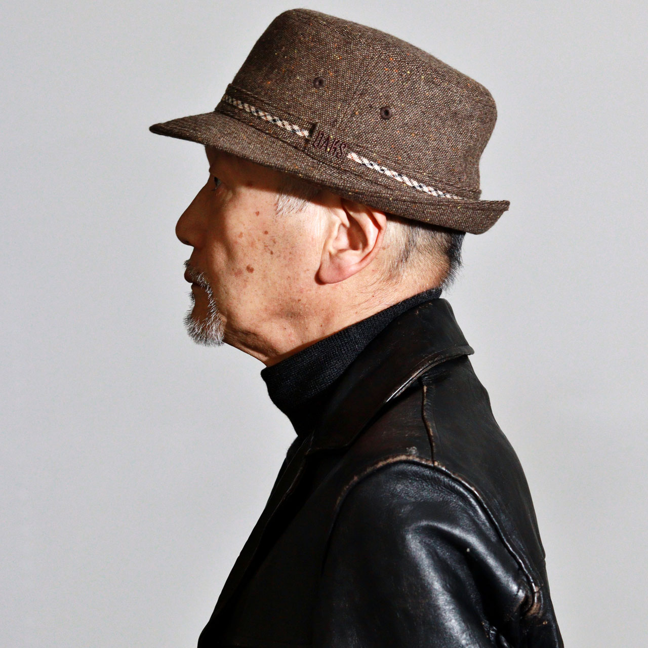 DAKS（ダックス） 帽子 メンズ ハット メンズ ウール混 ネップ入り