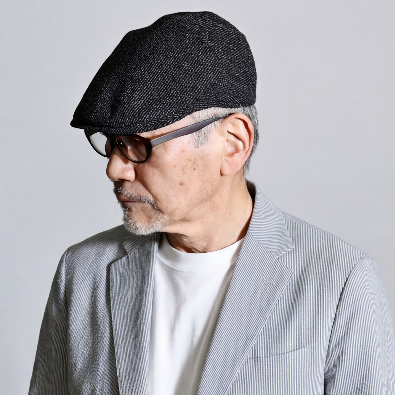 DAKS（ダックス） ハンチング メンズ 春 帽子 夏 風穴ツイード 軽量