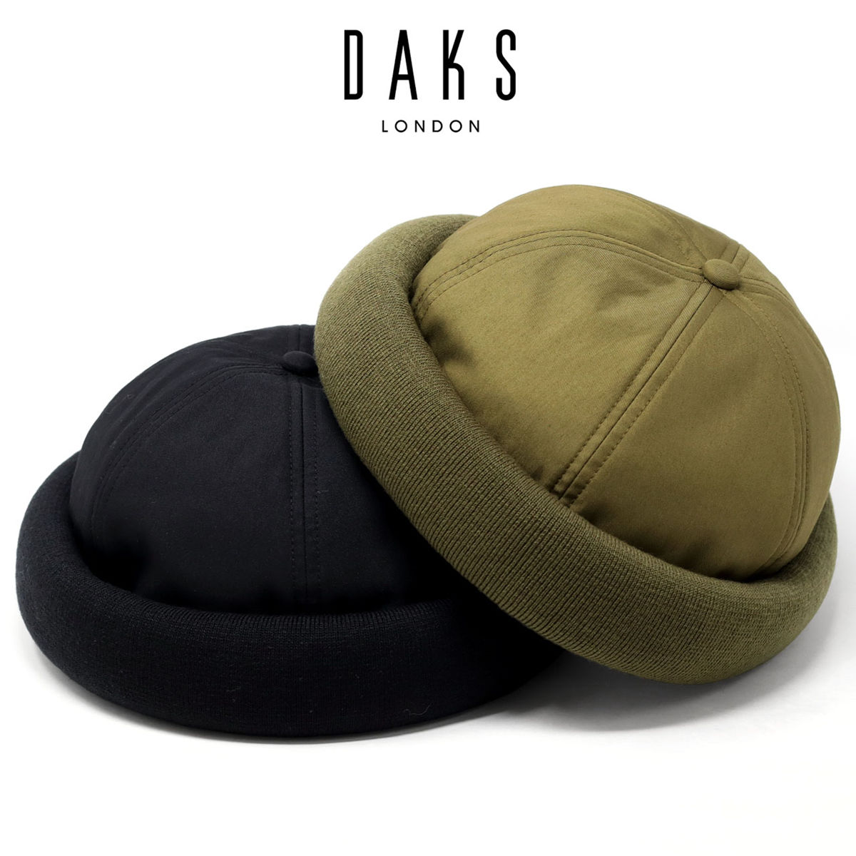 ロールキャップ 帽子 DAKS メンズ フィッシャーマンキャップ 防寒 暖かい ダックス ハット 送...