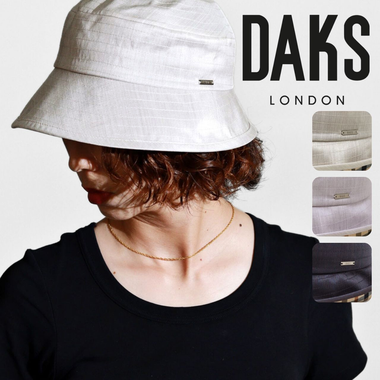 DAKS（ダックス） レディース シルク 高級 セーラーハット ブランド