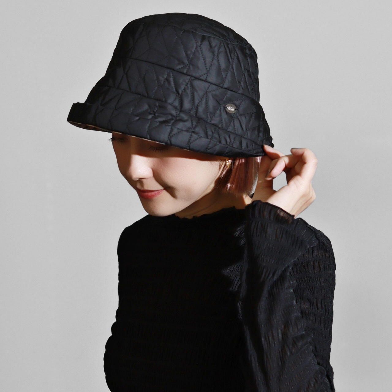 DAKS（ダックス） キルティング ハット 帽子 レディース ブランド
