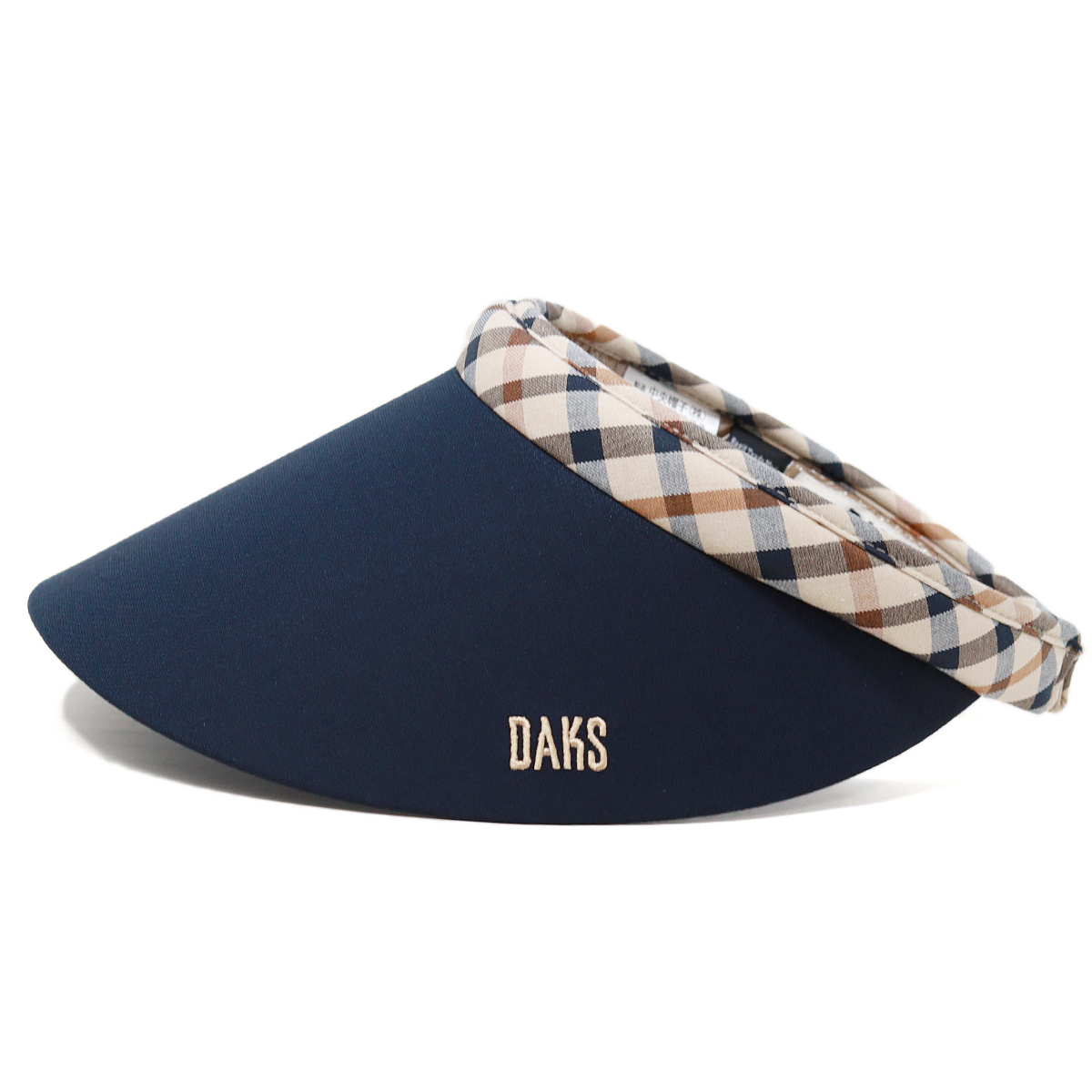 新品 DAKS GOLF ダックス 日本製 レディース 紫外線防止 サンバイザー DAKS サンバイザー UVカット レディース uv加工 バイザー 紫外線
