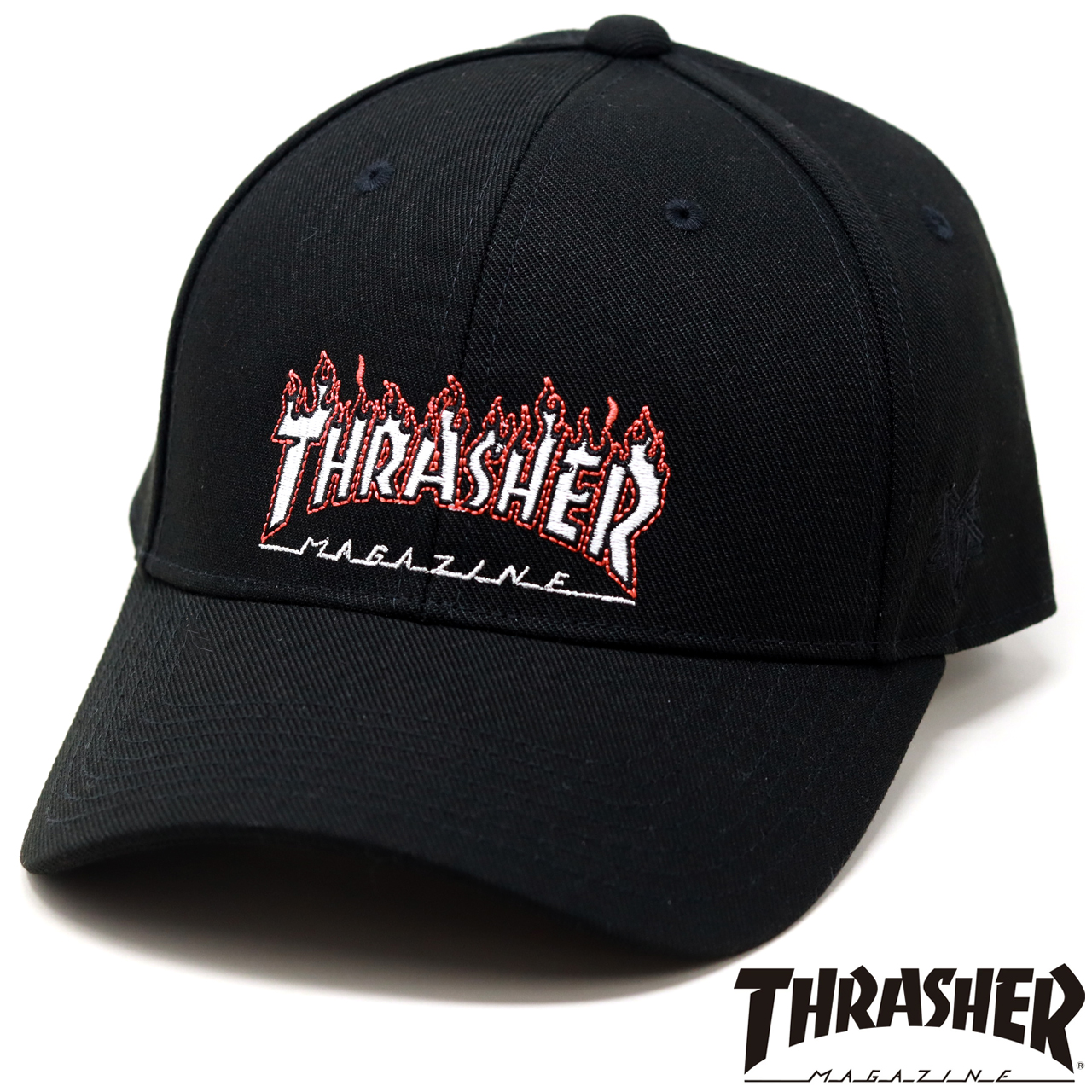 THRASHER キャップ メンズ ステッカー付き スラッシャー キャップ レディース 帽子 メンズ...