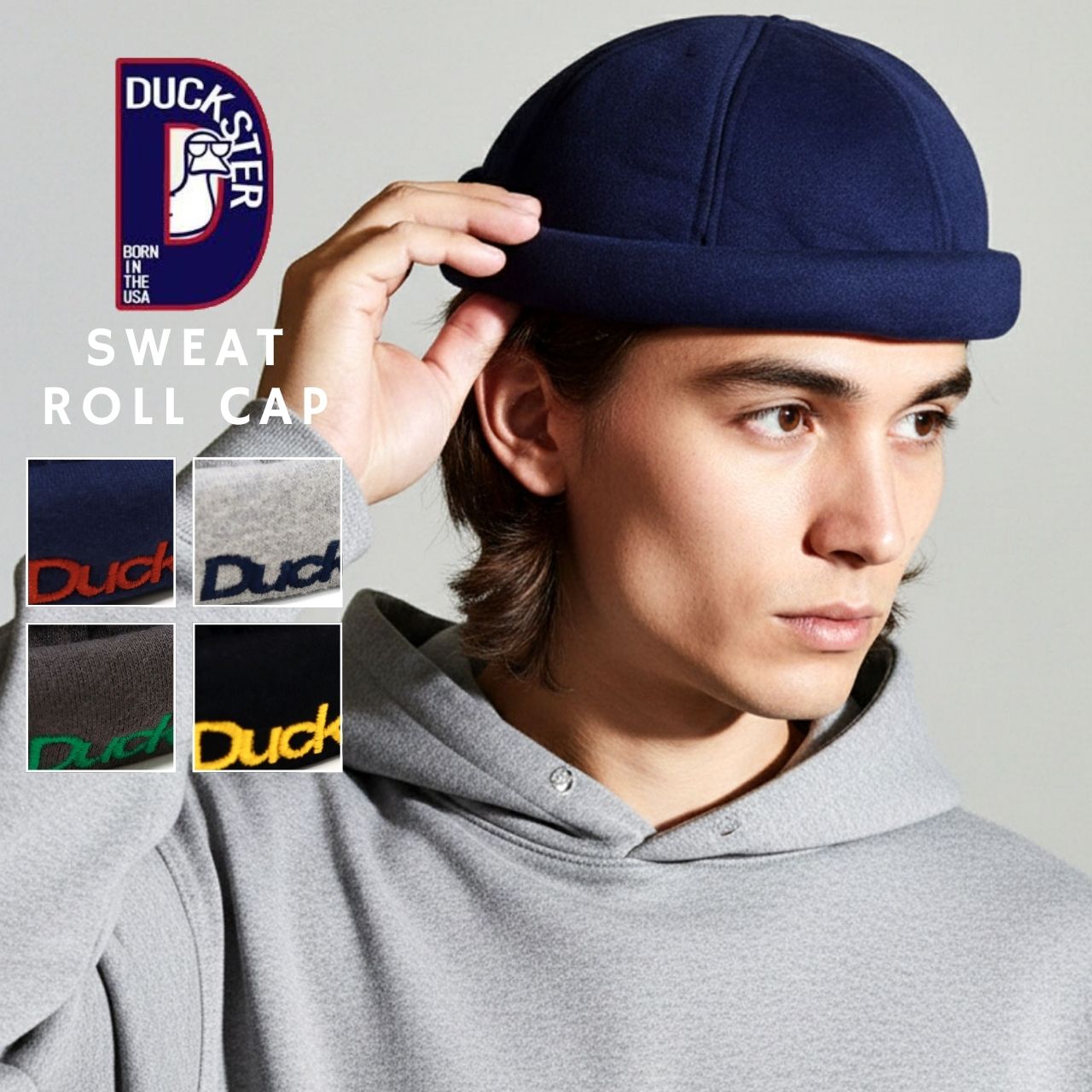 Duckster（ダックスター） ロールキャップ メンズ スウェット