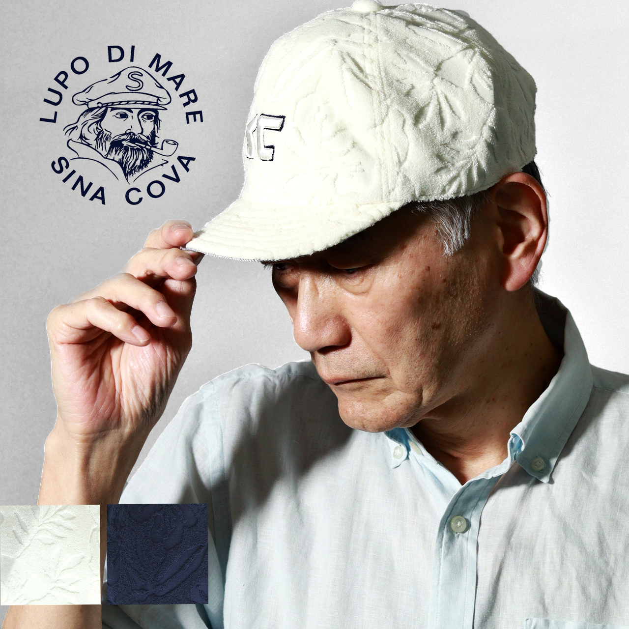 SINA COVA シナコバ キャップ メンズ ボタニカル柄 紳士帽子
