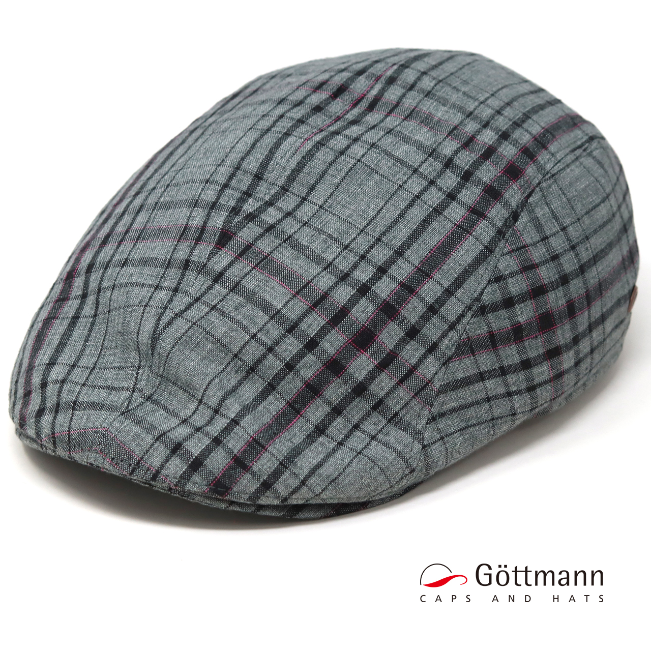 Gottmann ハンチング帽 メンズ 大きいサイズ チェック柄 父の日 ゴットマン Jackson...