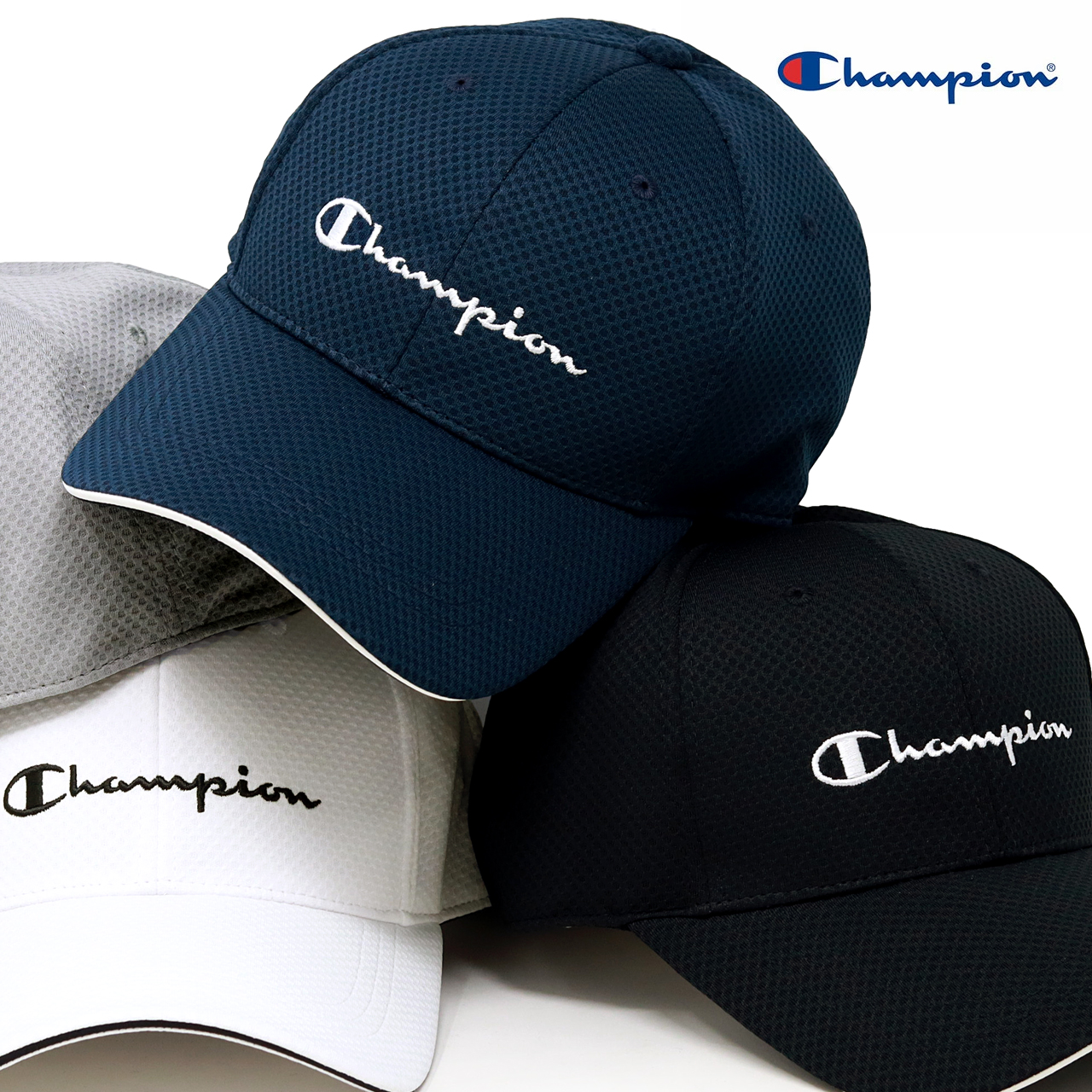 Champion（チャンピオン） キャップ メッシュ メンズ 春夏 洗える 帽子