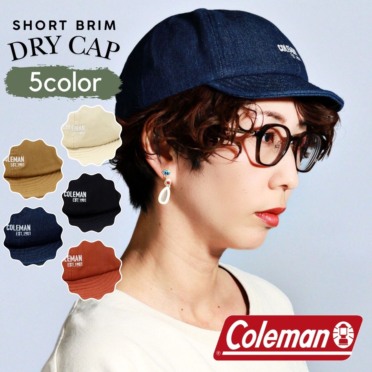 Coleman（コールマン） キャップ 帽子 メンズ ミニブリム キャップ