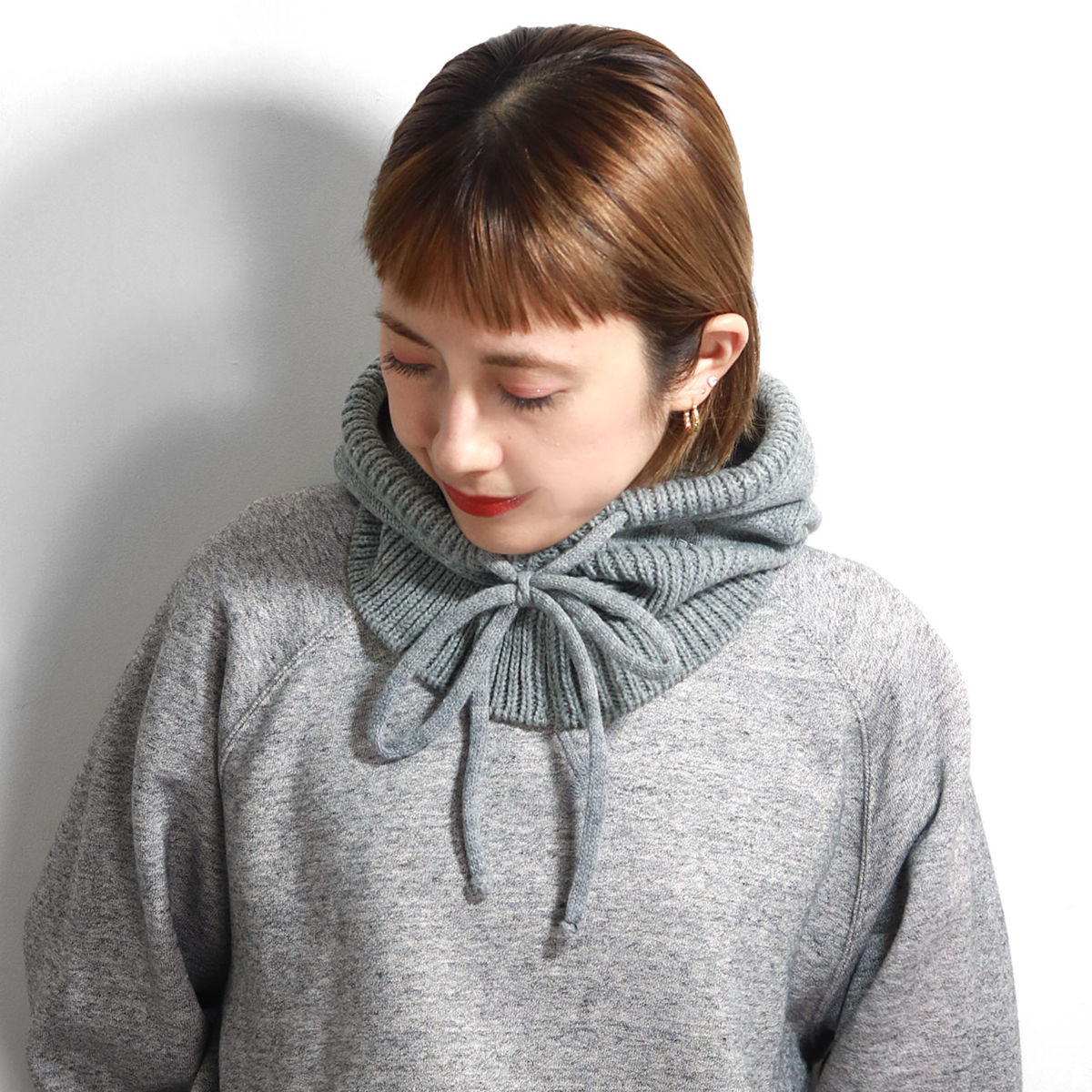 moz バラクラバ ニット帽 フード MOZ レディース スウェーデン