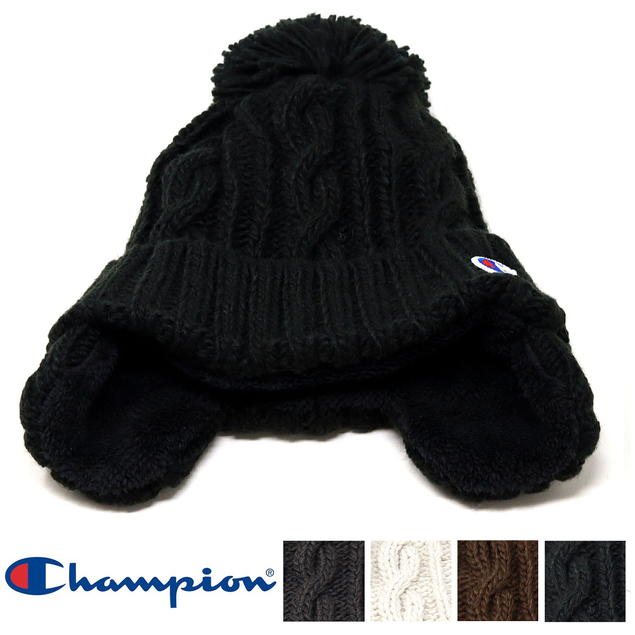 Champion（チャンピオン） 耳当て付き帽子レディース ニット帽
