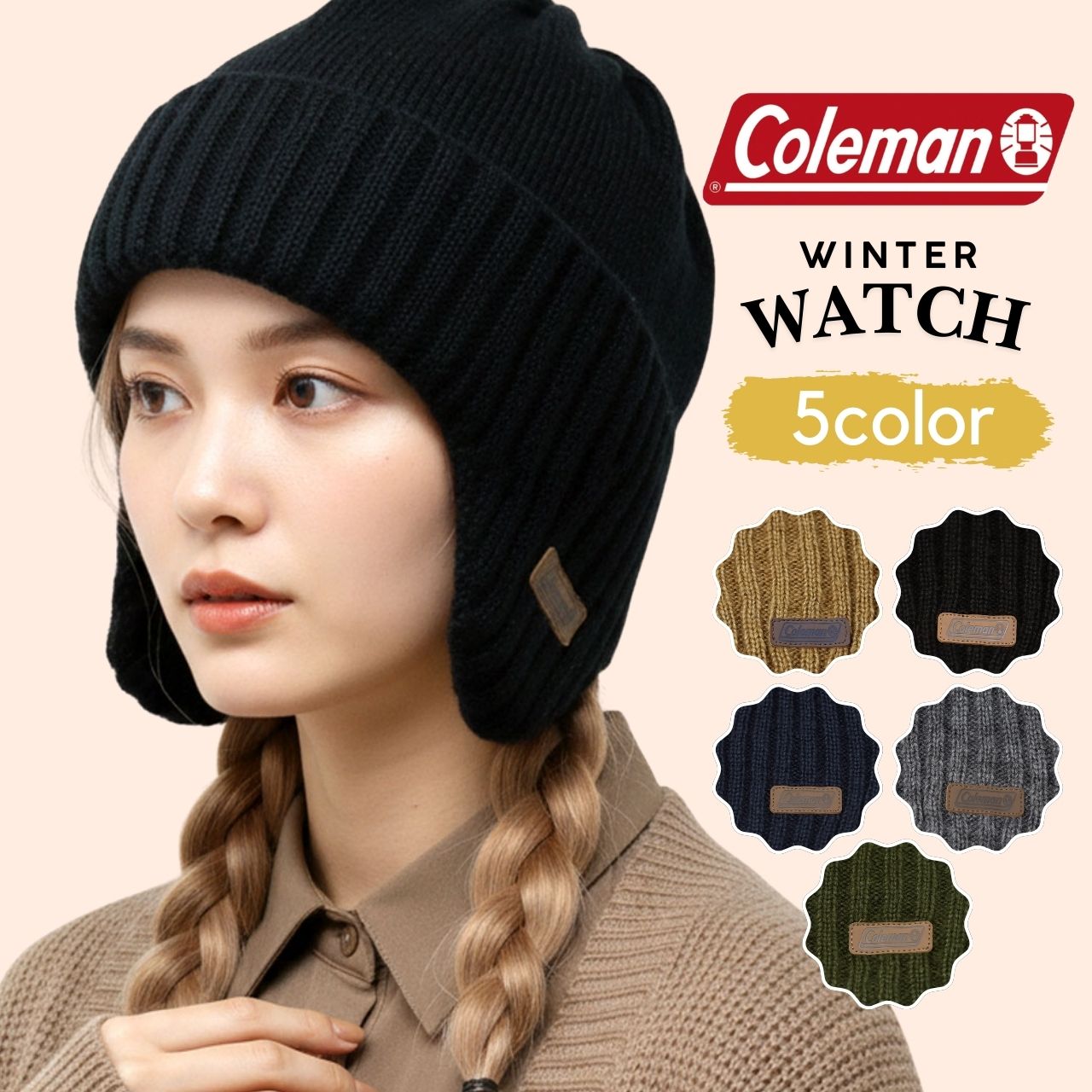 Coleman（コールマン） レディース ニット帽 ウィンターワッチ メンズ