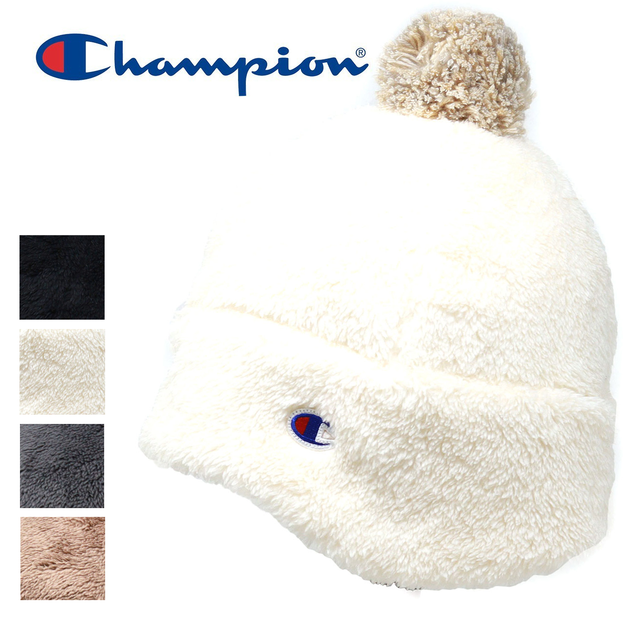 Champion（チャンピオン） ニット帽 レディース イヤマフ 耳当て付き