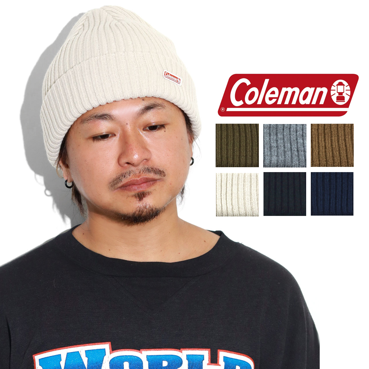 Coleman（コールマン） ニット帽 メンズ 男女兼用 シンプル 帽子 秋冬