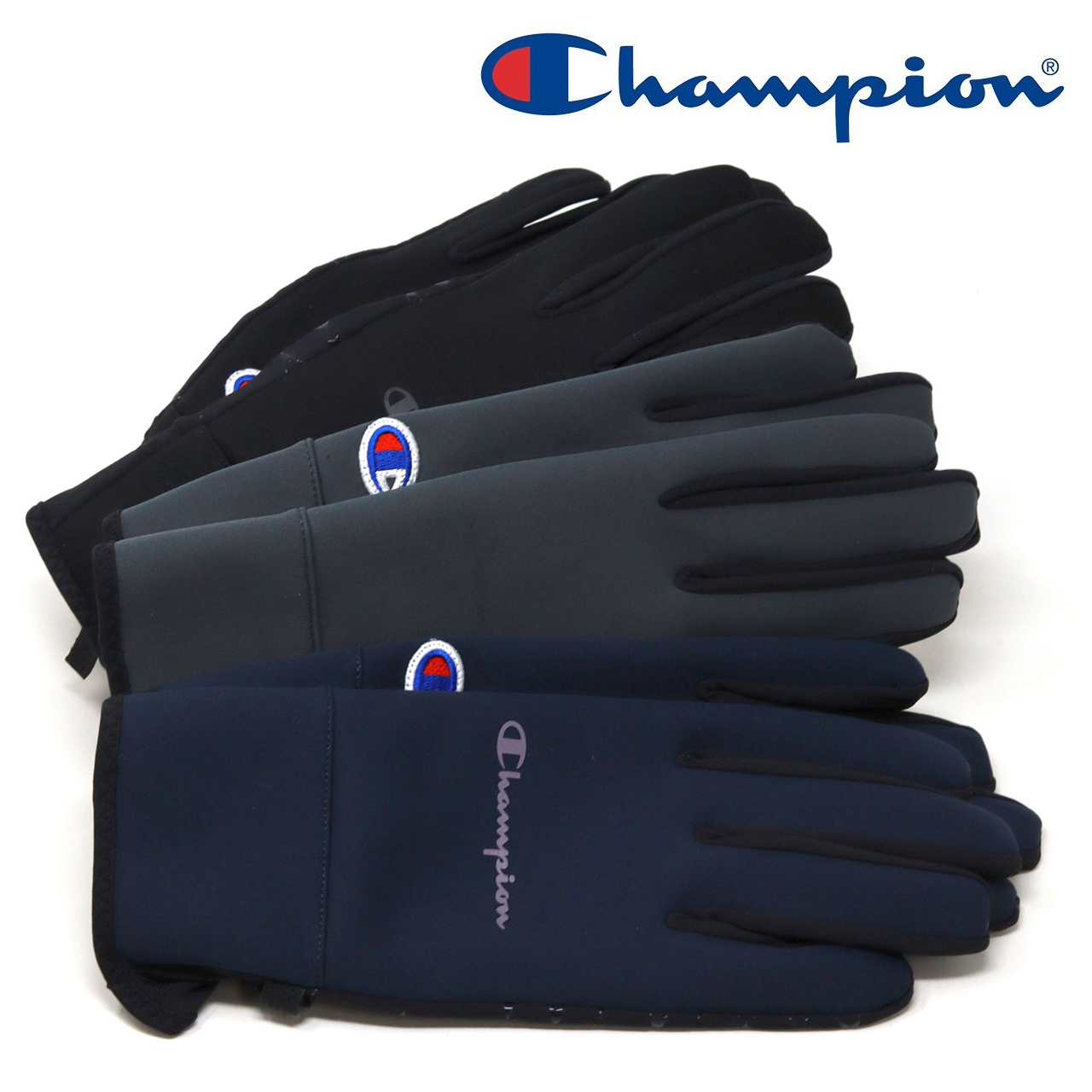 Champion（チャンピオン） 手袋 スマホ 対応 防風ストレッチ グローブ