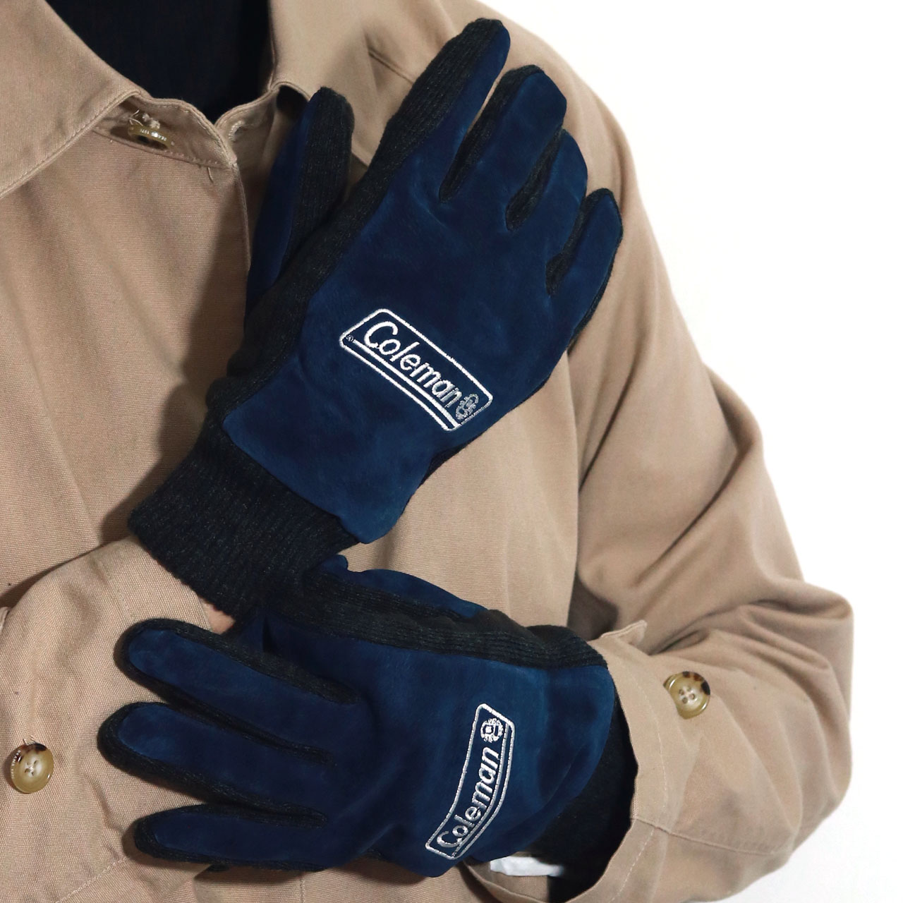 Coleman 手袋 レザー アウトドア グローブ キャンプ コールマン