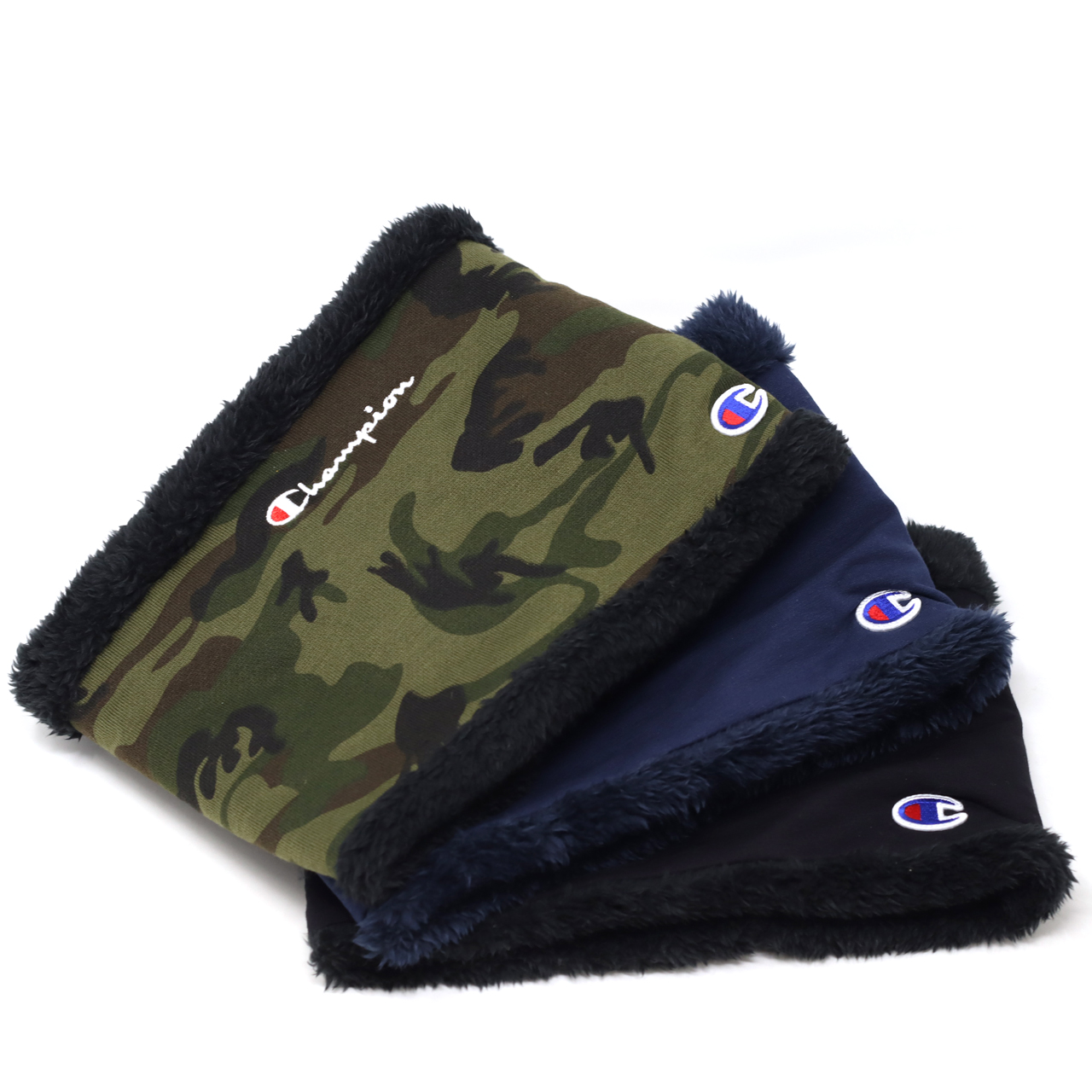 Champion（チャンピオン） キッズ ネックウォーマー 迷彩 無地