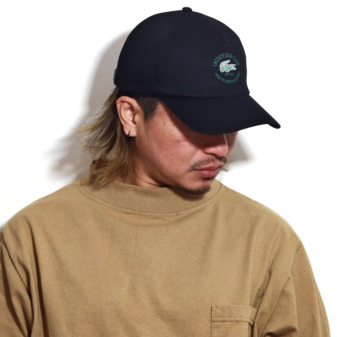 ラコステ キャップ ツイル コットン 帽子 LACOSTE メンズ キャップ