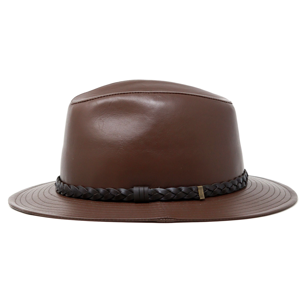 MARONE（マローネ） ハット ラムレザー 中折れ帽子 レザーハット 羊革