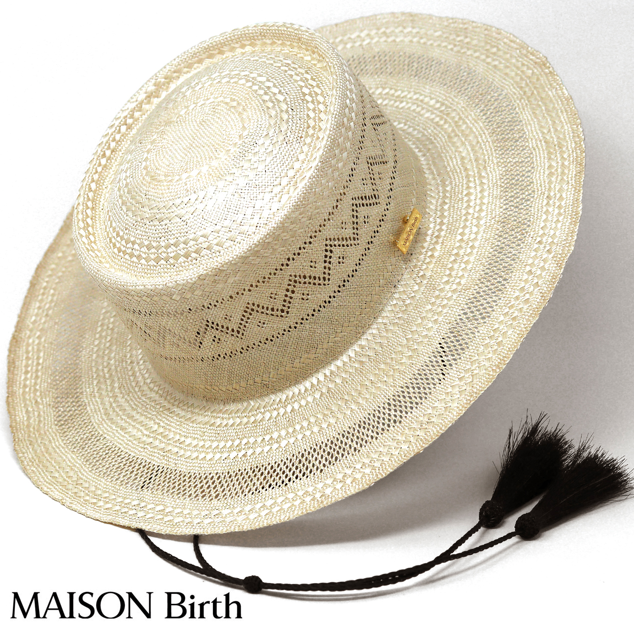 MAISON Birth ハット レディース 軽量 リゾート ホースヘアー