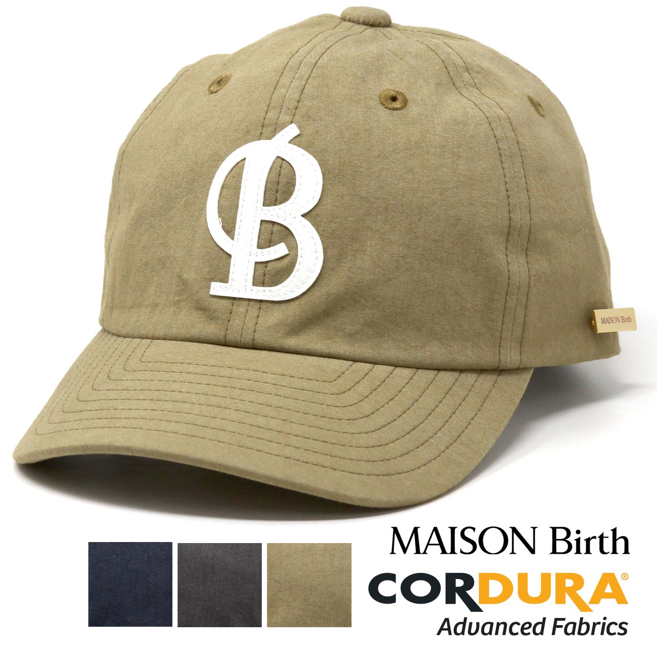MAISON Birth（メゾンバース） キャップ レディース コーデュラ