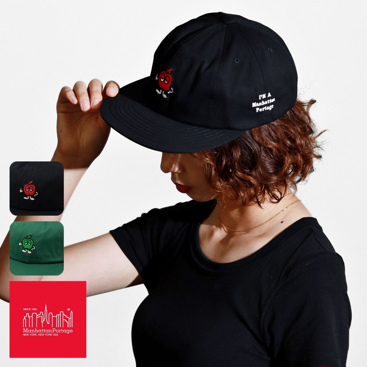 Manhattan Portage（マンハッタンポーテージ） キャップ 春夏 フラット