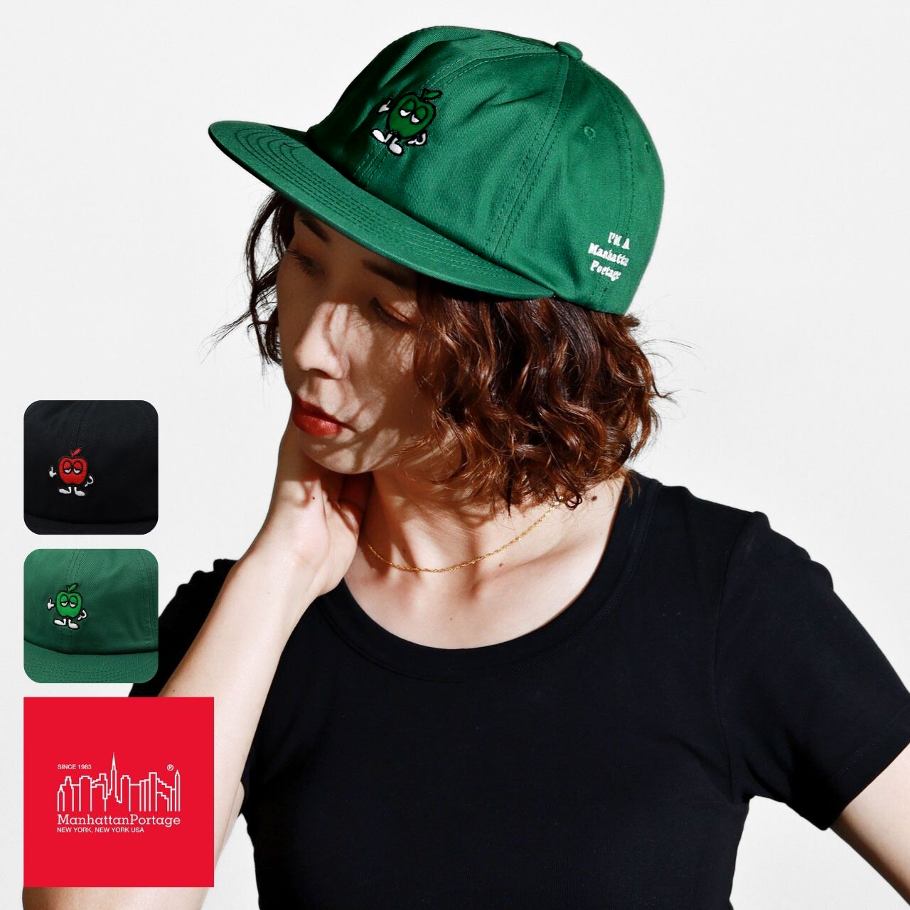 Manhattan Portage（マンハッタンポーテージ） キャップ 春夏 フラット