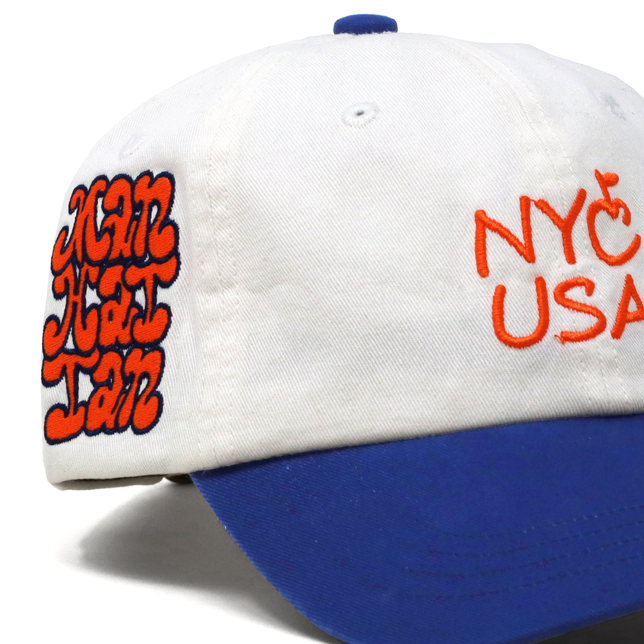 90年代 6パネルキャップ メンズ ManhattanPortage レディース 帽子 グラフィック 刺繍 マンハッタンポーテージ キャップ ポップ  アメリカ