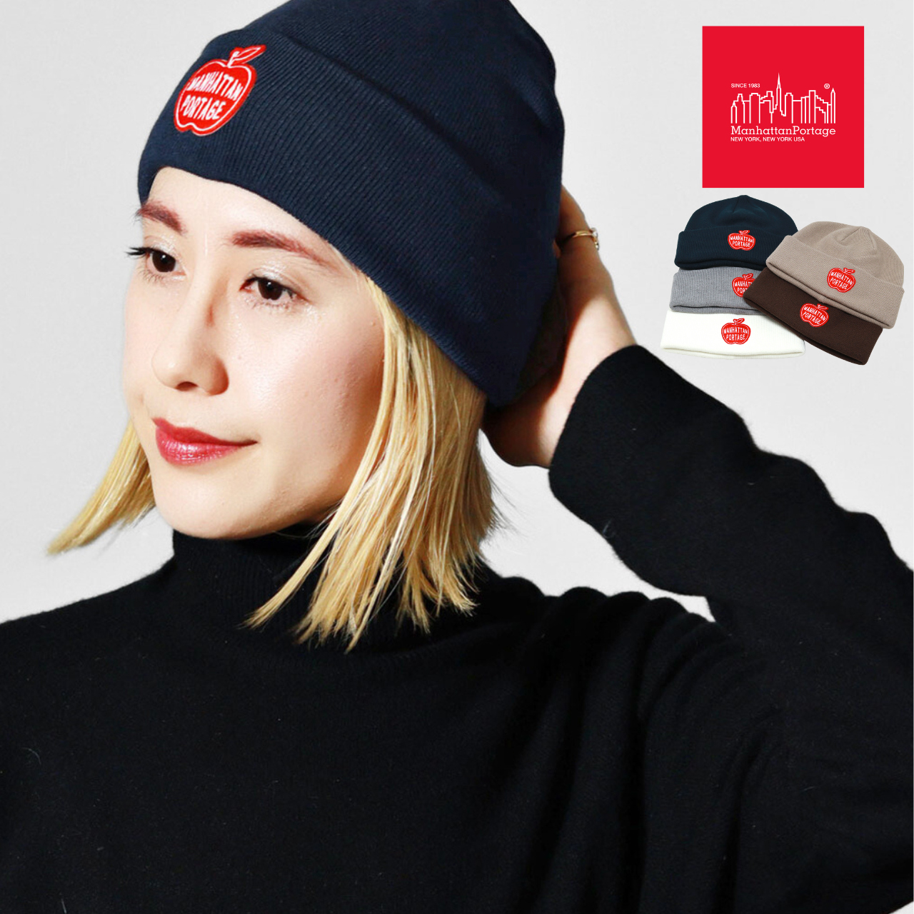 Manhattan Portage（マンハッタンポーテージ） ニット帽 ニット