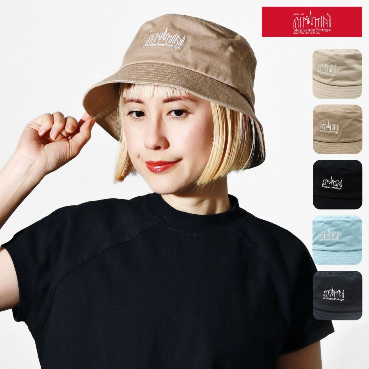 Manhattan Portage 春夏 帽子 レディース バケットハット メンズ