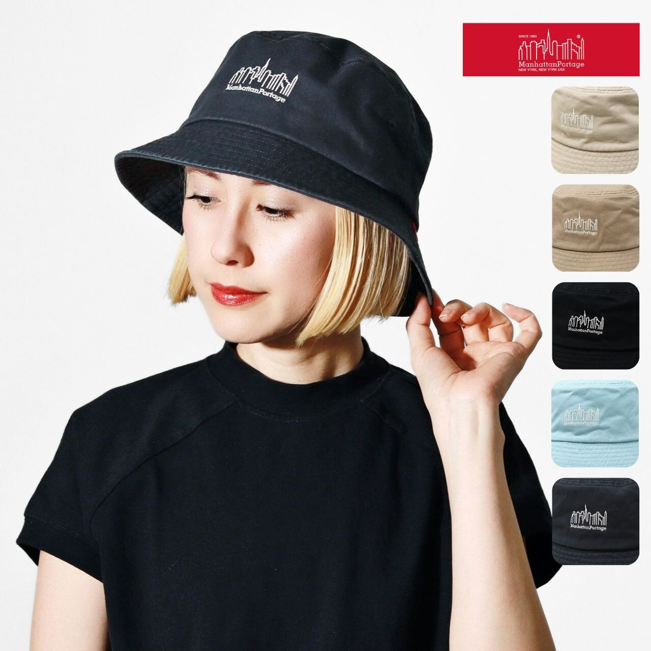 エルメス サイドファスナー バケットハット 帽子 59 レディース メンズ hat-1495-1.jpg
