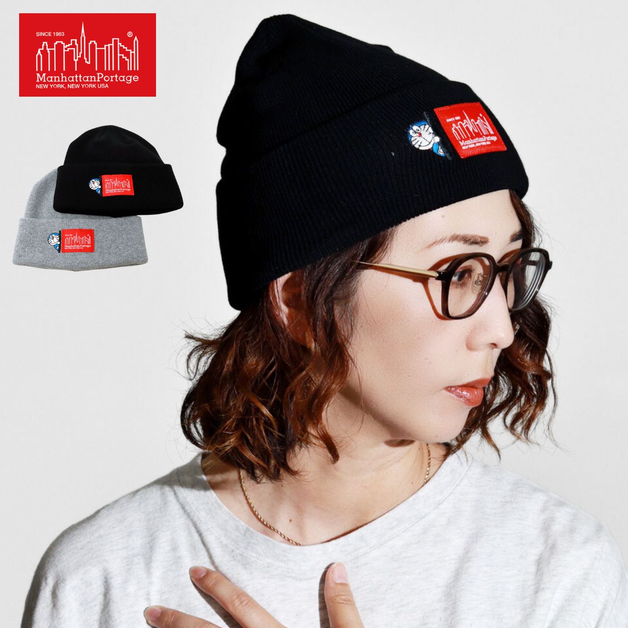 Manhattan Portage（マンハッタンポーテージ） ニット帽 ビーニー