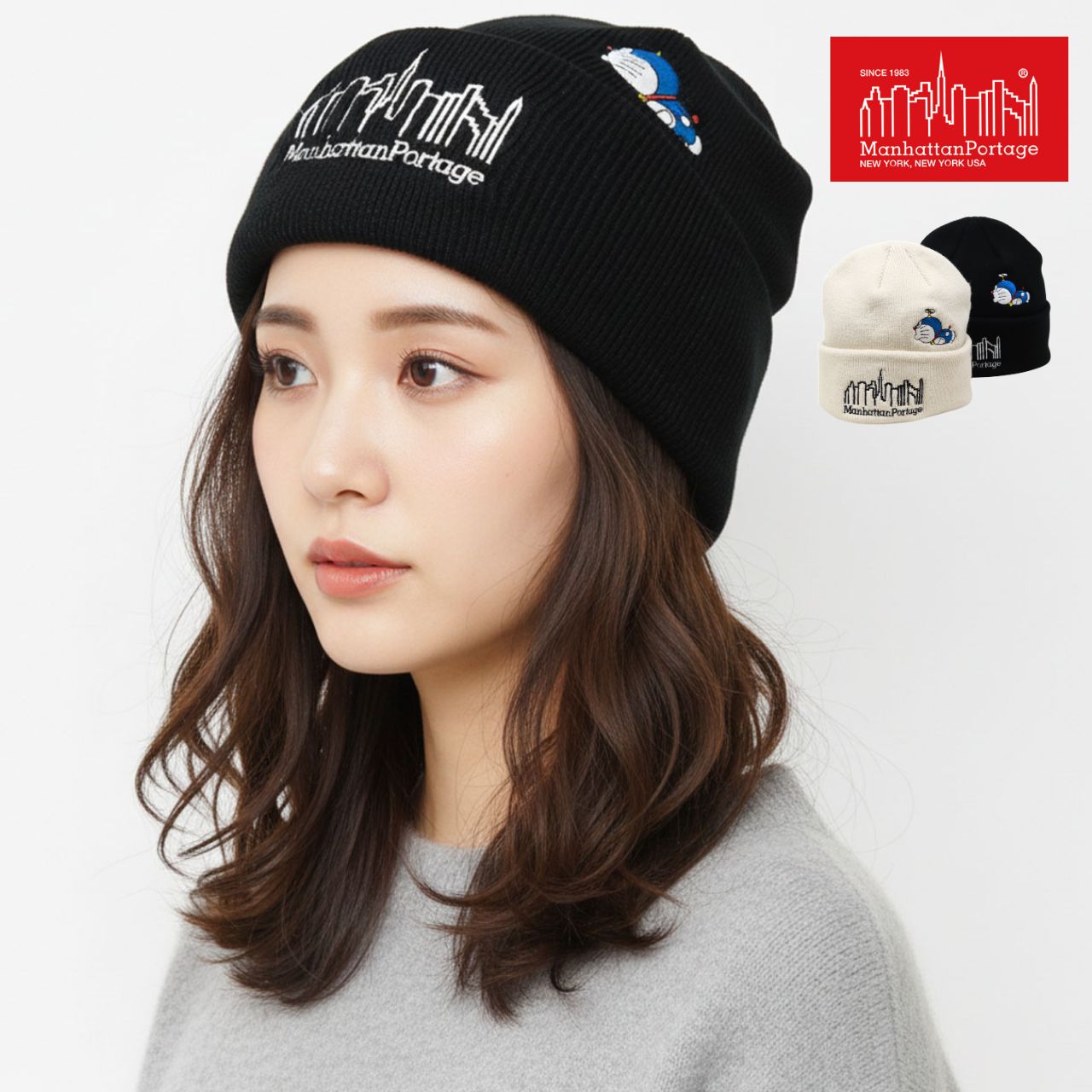 Manhattan Portage（マンハッタンポーテージ） ドラえもん ニット帽
