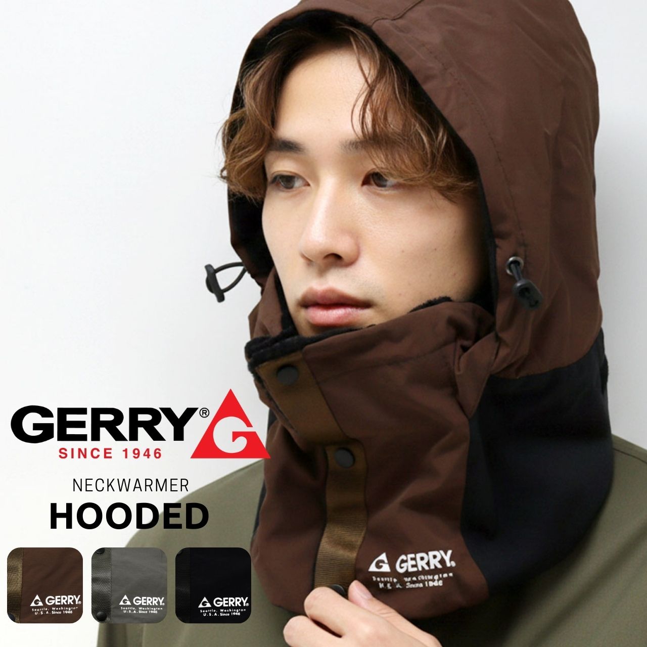 GERRY（ジェリー） フードウォーマー フード付き 中綿 撥水 ネック