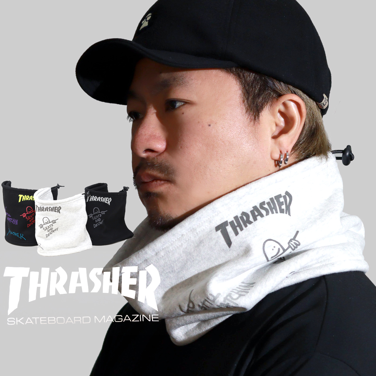 THRASHER（スラッシャー） ネックウォーマー メンズ スウェット
