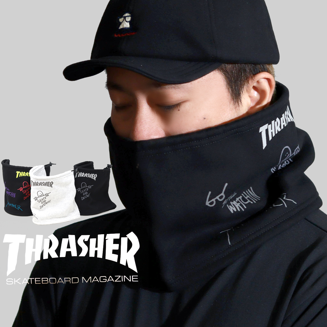 THRASHER（スラッシャー） ネックウォーマー メンズ スウェット