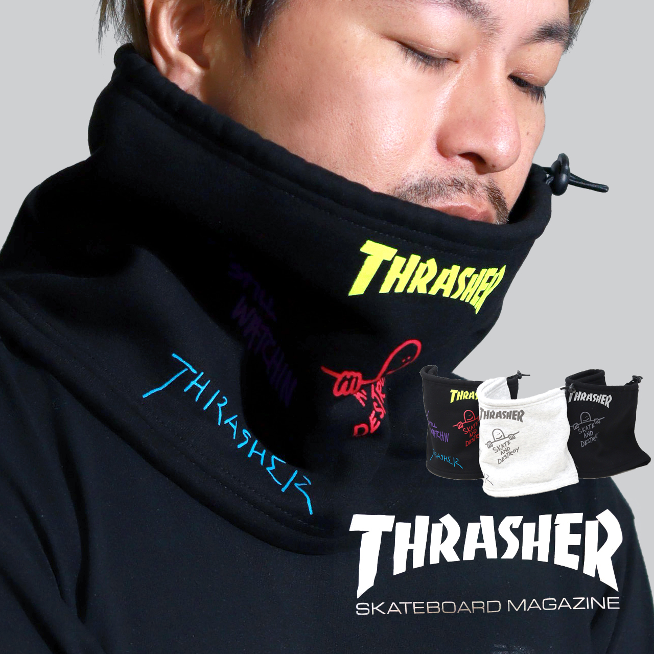 THRASHER（スラッシャー） ネックウォーマー メンズ スウェット