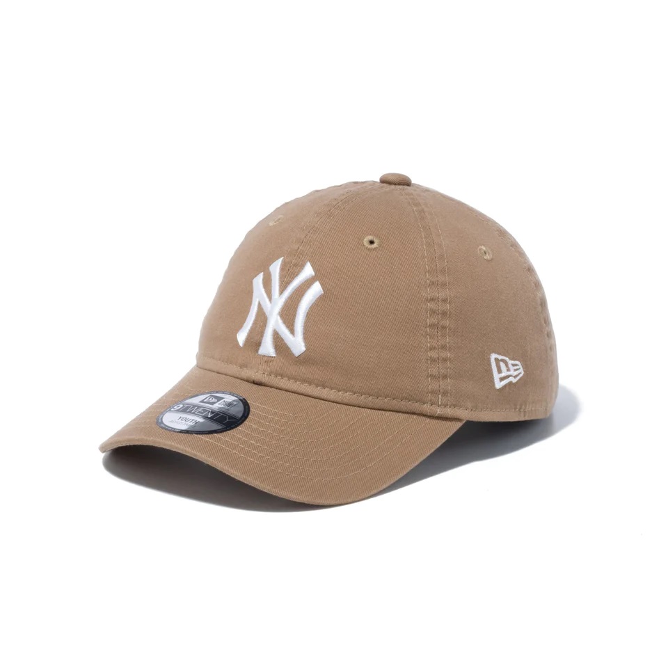 ニューエラ キッズ キャップ NEWERA MLB Youth 9TWENTY ウォッシュドコットン ロサンゼルス・ドジャース ロゴ ニューヨーク・ヤンキース 全4色｜elehelm-hatstore｜03
