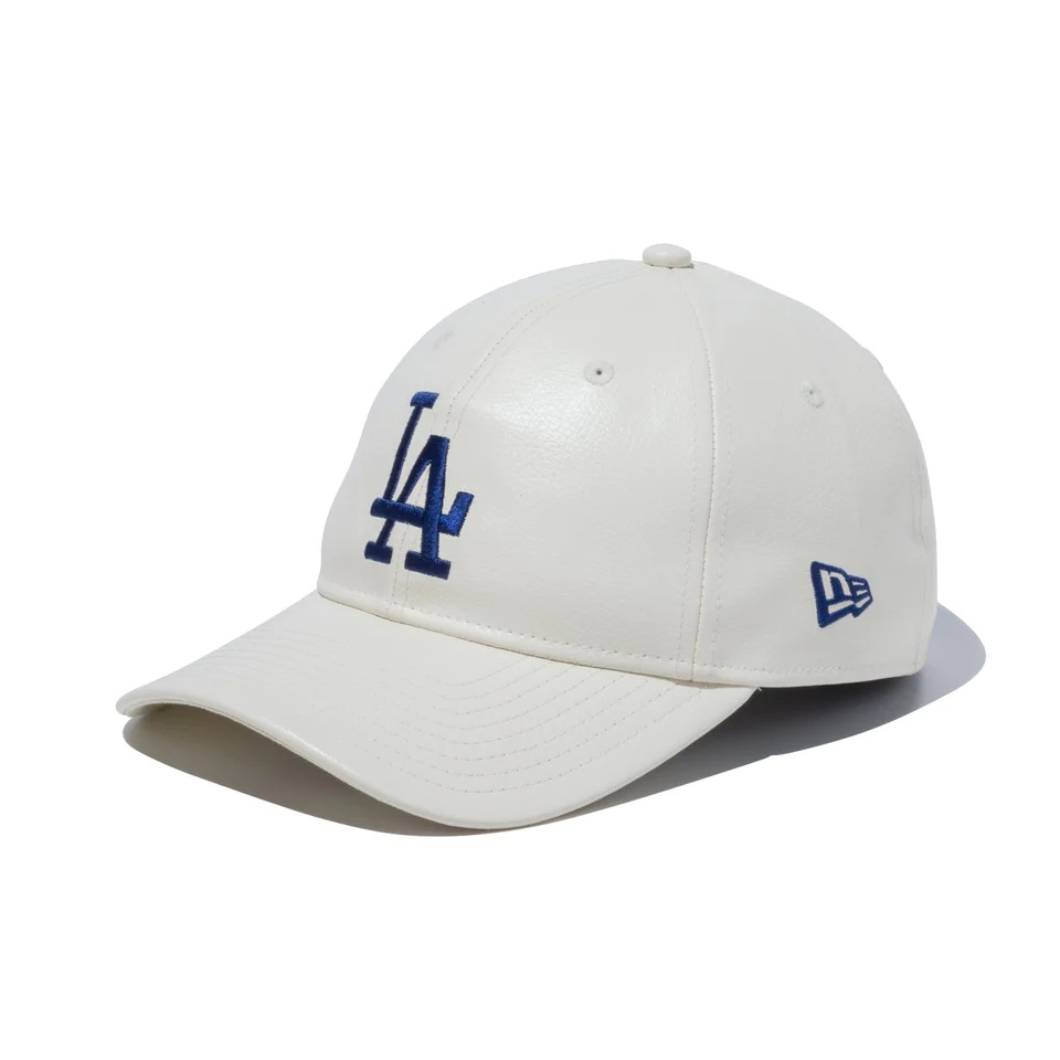 【美品・入手困難】9TWENTY Synthetic Leather ドジャース NEW ERA ニューエラ レザーキャップ メンズ NEWERA 9TWENTY