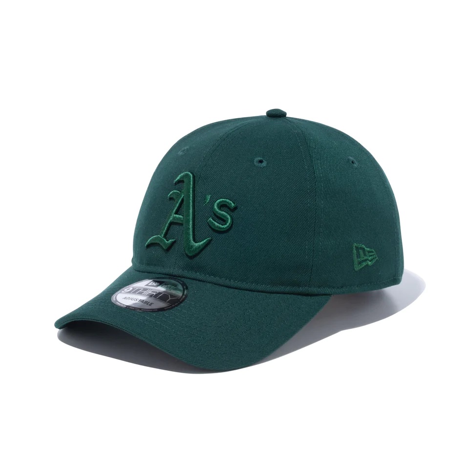 ニューエラ キャップ 秋冬 メンズ NEWERA 9THIRTY MLB Tonal Logo パドレス ヤンキース ドジャース ホワイトソックス アスレチックス 全5色｜elehelm-hatstore｜03