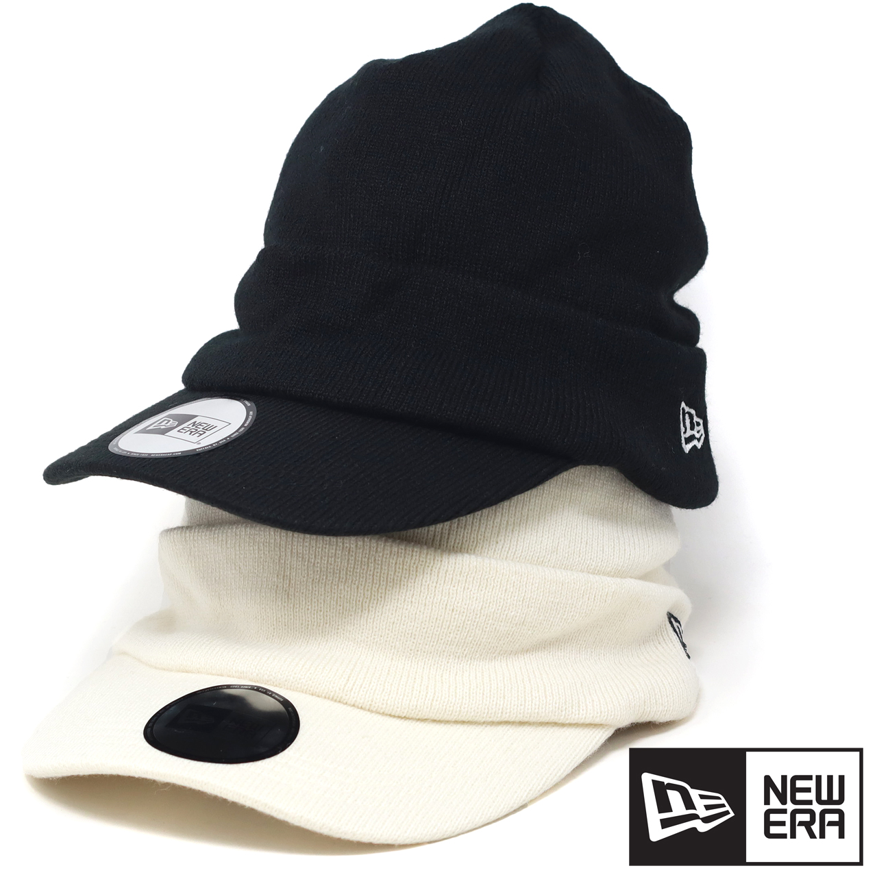 NEW ERA ニットキャップ メンズ ニューエラ バイザーニット
