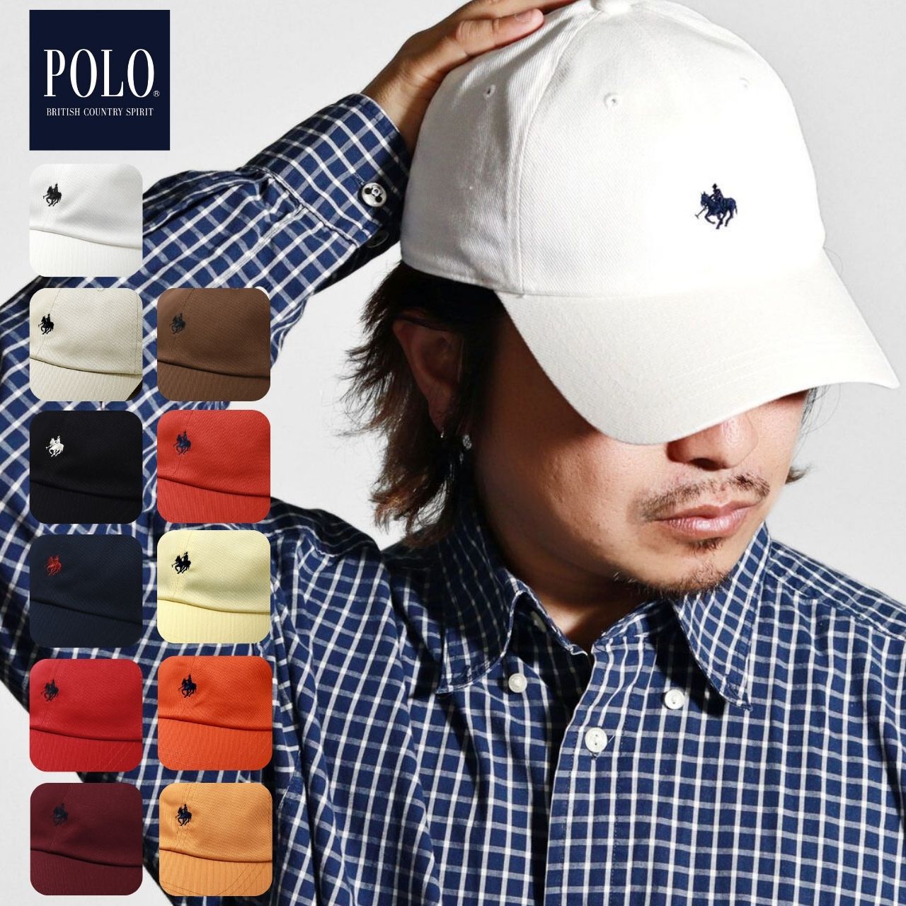 POLO BCS（ポロ・ビーシーエス） ポロ キャップ 帽子 ブランド 送料
