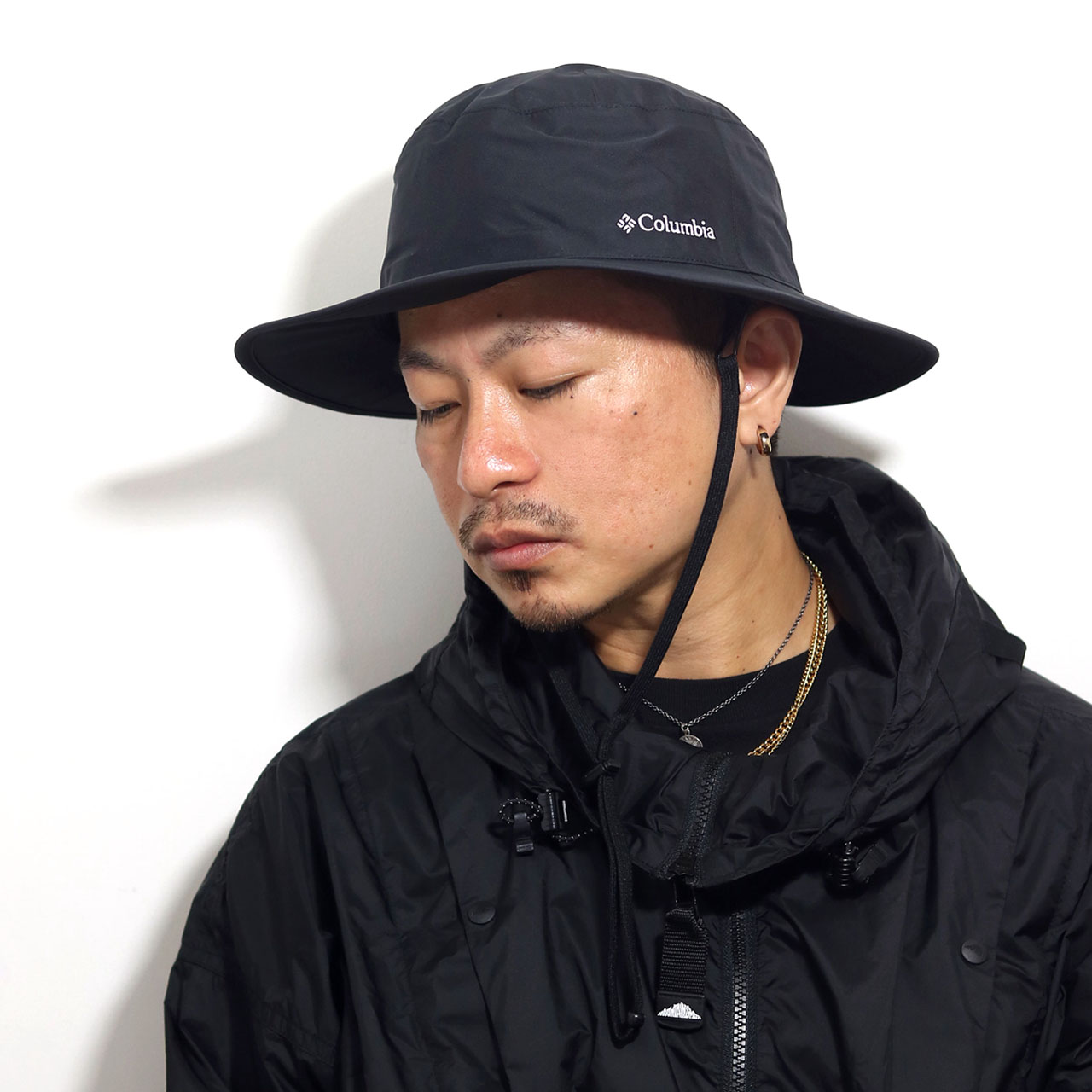 Columbia フード付きグレーウェア ファー付き 防水 TITANIUM