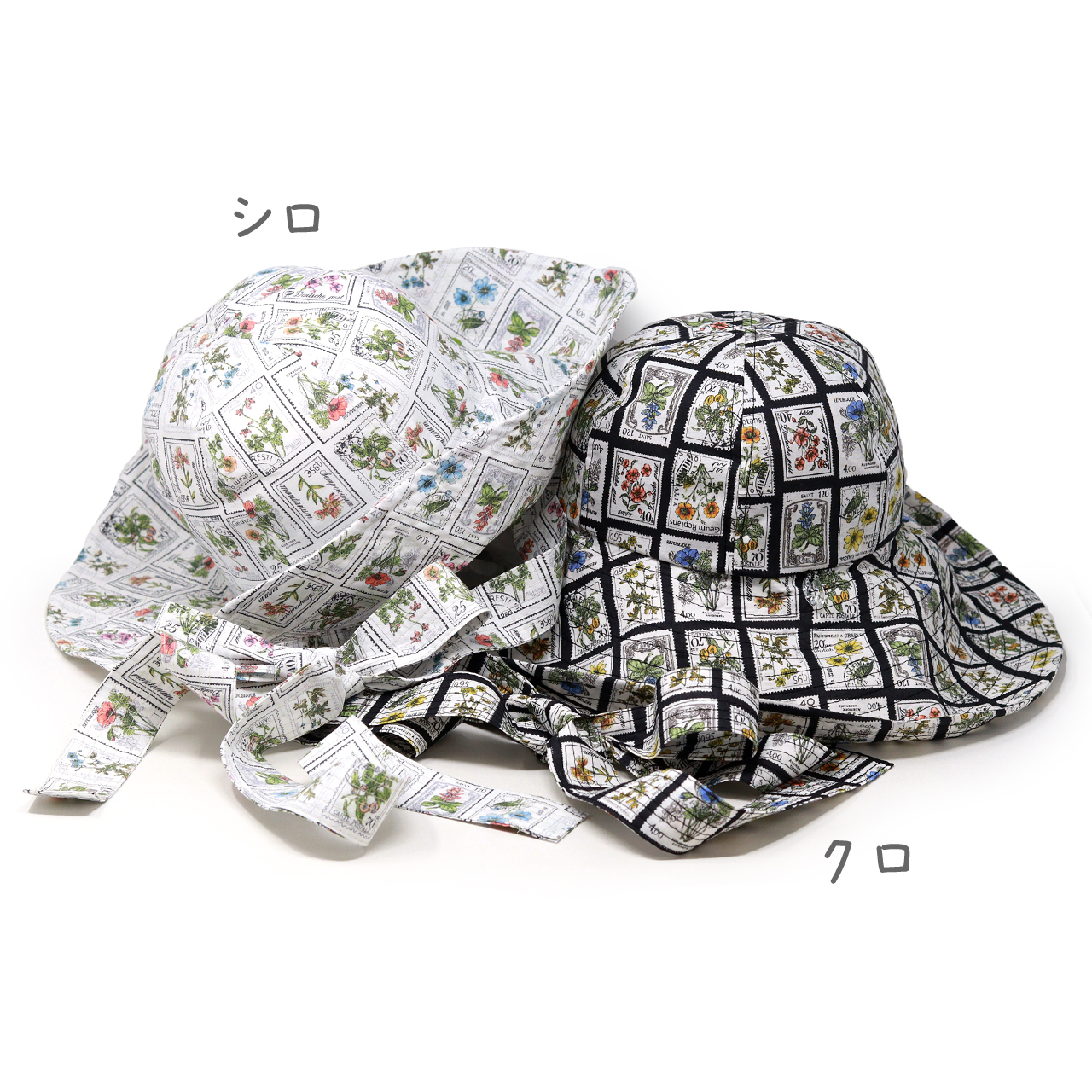 Barairo no Boushi 帽子 レディース UVカット 春夏 つば広 バラ