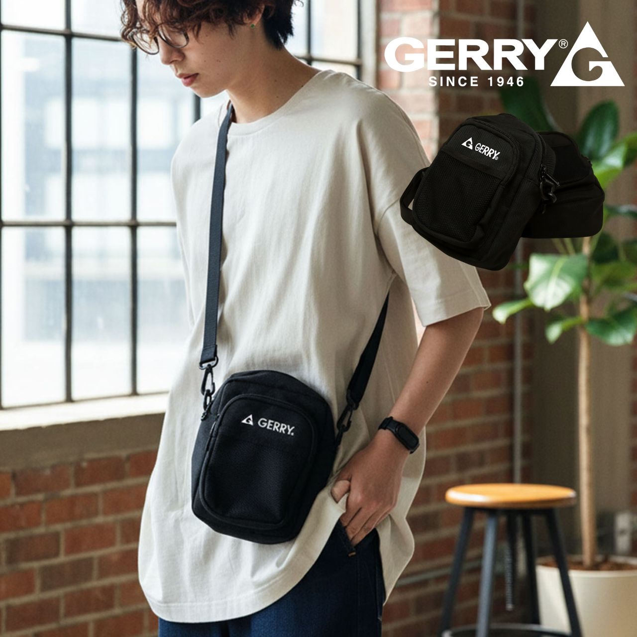 GERRY（ジェリー） ミニショルダー 斜めがけ サコッシュ ミニ