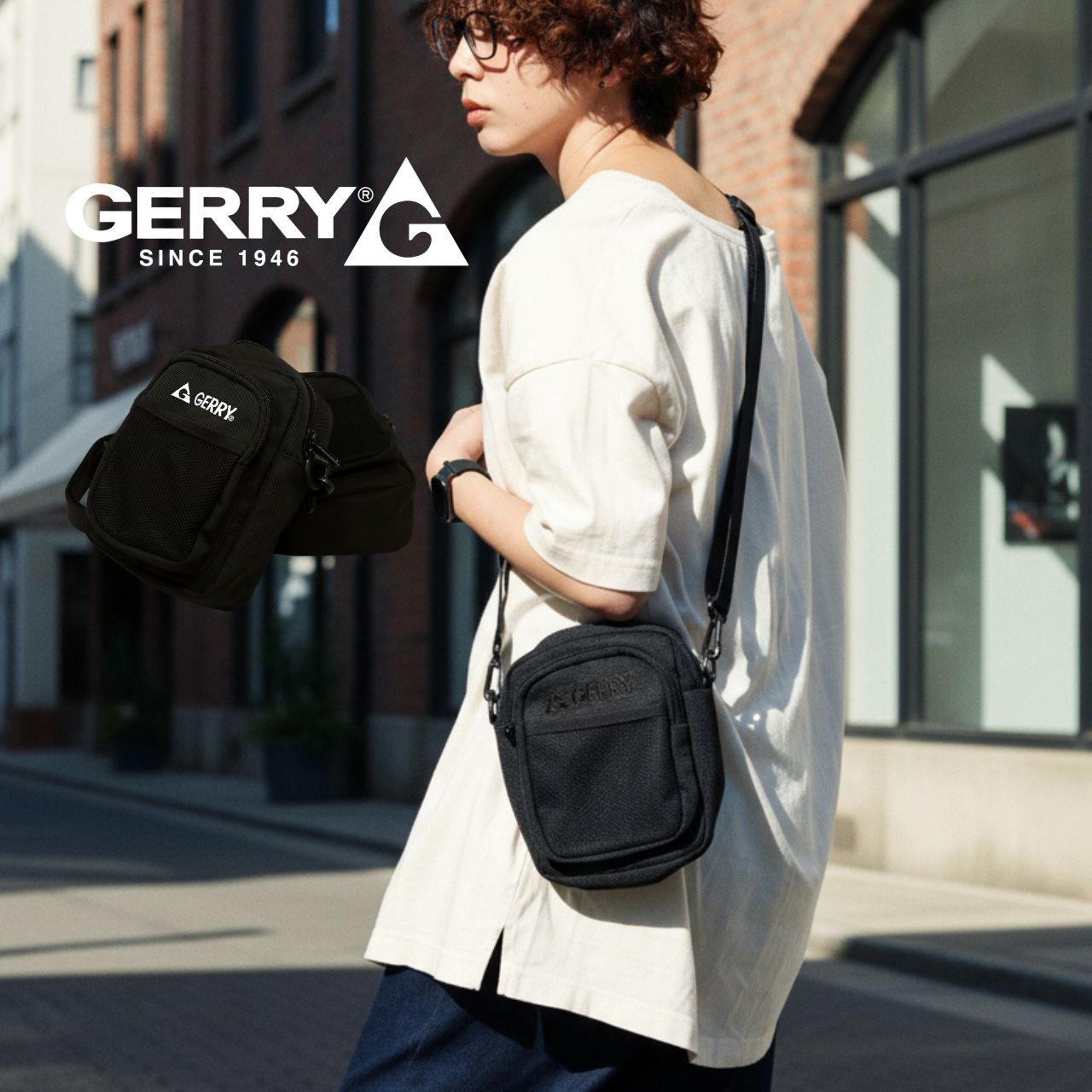 905. アクセコ オールド センターミニ シェリー ショルダー バッグ GERRY（ジェリー） ミニショルダー 斜めがけ サコッシュ ミニ
