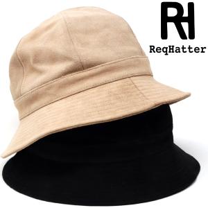 ReqHatter メトロハット メンズ ピッグスキン ハット メンズ スエード レザー 革 帽子 ...